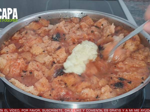 Sopa de ajo - Preparación paso 7