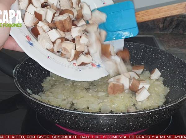 Risotto de setas y parmesano - Preparación paso 3