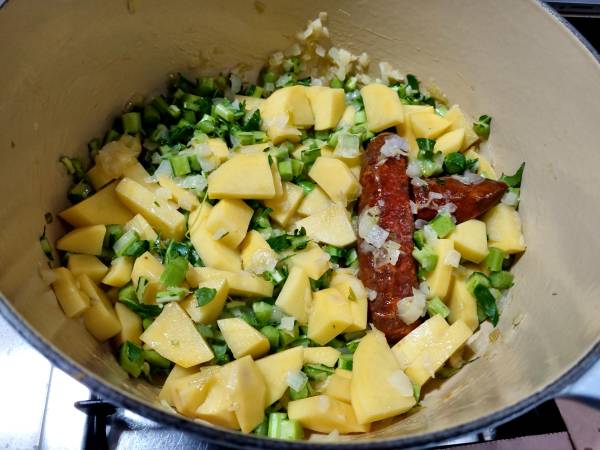 Caldo verde {Receta portuguesa} - Preparación paso 4