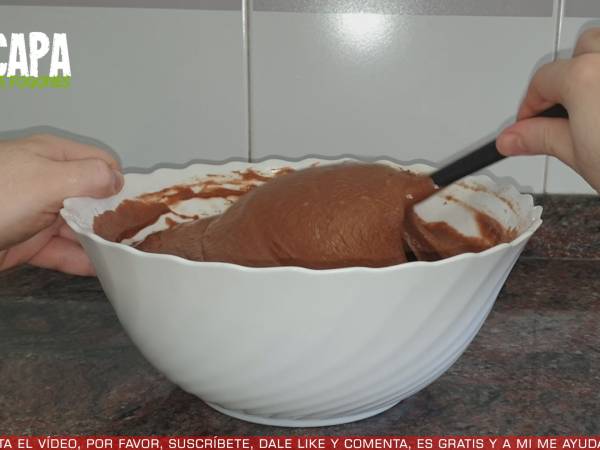 Bizcocho de chocolate y naranja - Preparación paso 9