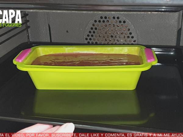 Bizcocho de chocolate y naranja - Preparación paso 13