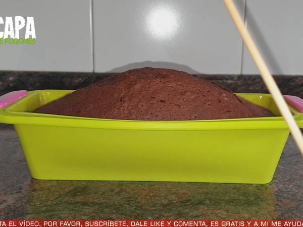 Bizcocho de chocolate y naranja - Preparación paso 14