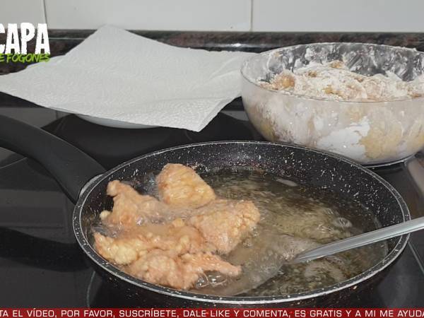 Pollo al limón al estilo chino - Preparación paso 4