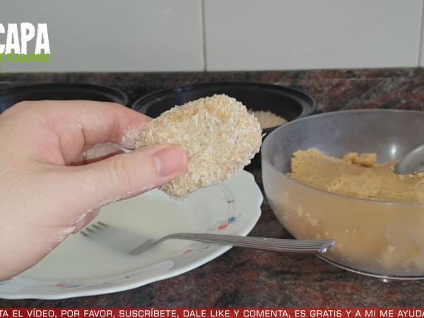 Nuggets de garbanzos - Preparación paso 4