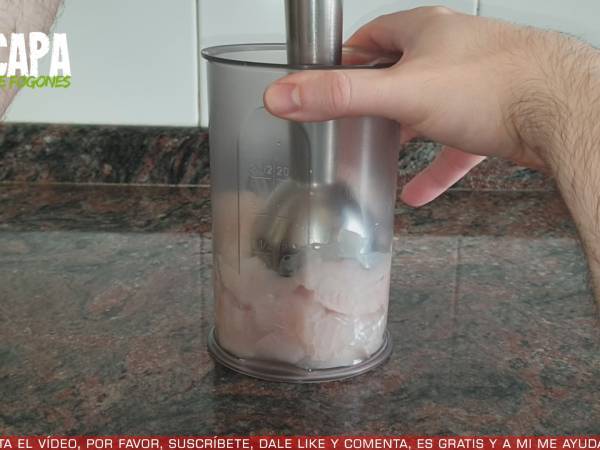 Albóndigas de merluza - Preparación paso 2