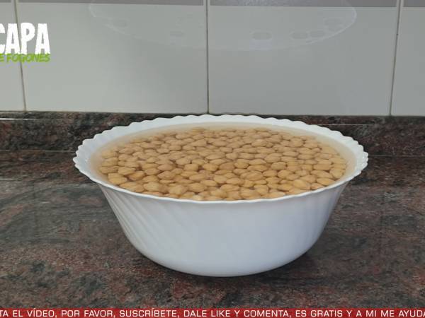 Garbanzos con espinacas - Preparación paso 1