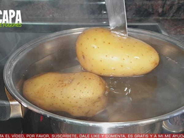 Patatas rellenas de carne - Preparación paso 3