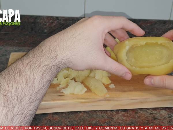 Patatas rellenas de carne - Preparación paso 6