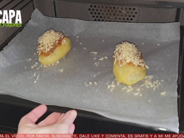 Patatas rellenas de carne - Preparación paso 9
