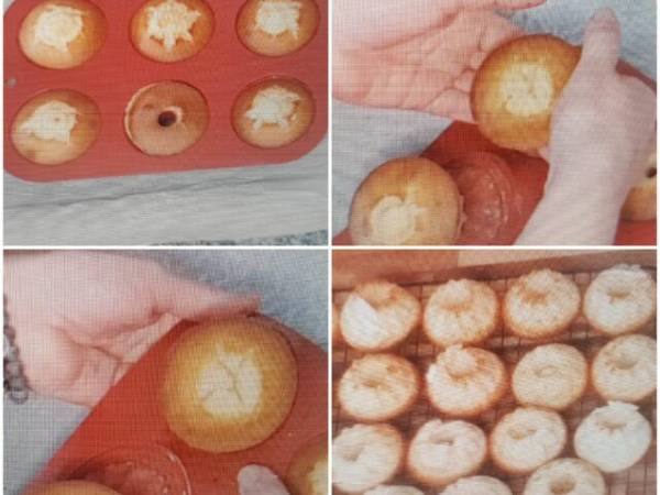 Vulcanitos de Chocolate - Preparación paso 6