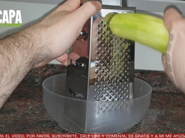 Albóndigas de calabacín - Preparación paso 2