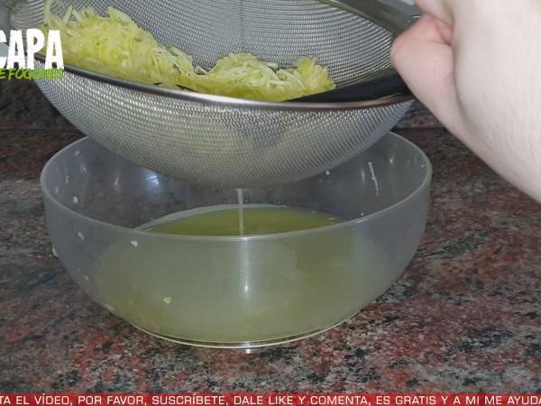 Albóndigas de calabacín - Preparación paso 3