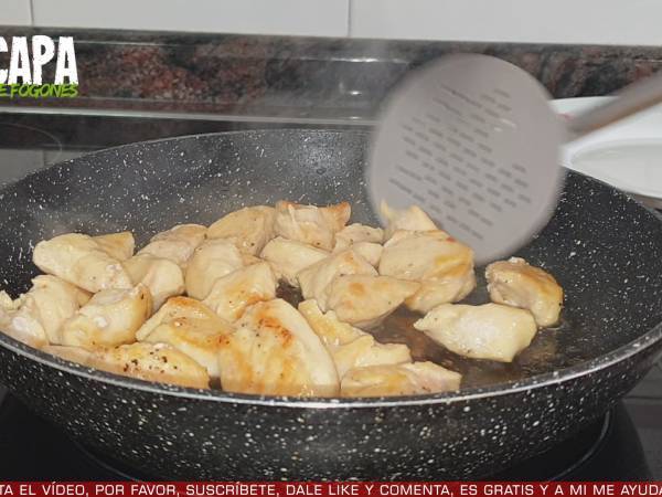 Pollo al curry - Preparación paso 1