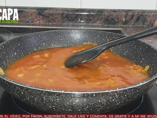 Pollo al curry - Preparación paso 4