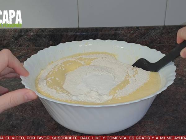 Tarta 3 leches - Preparación paso 2