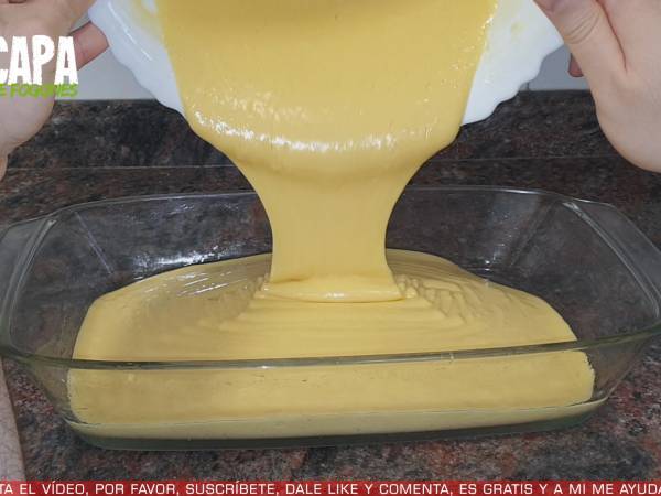 Tarta 3 leches - Preparación paso 3