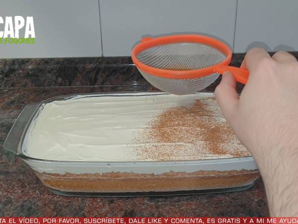 Tarta 3 leches - Preparación paso 7