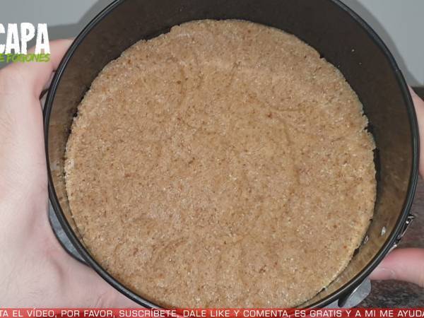 Tarta de limón vegana, sin horno - Preparación paso 2