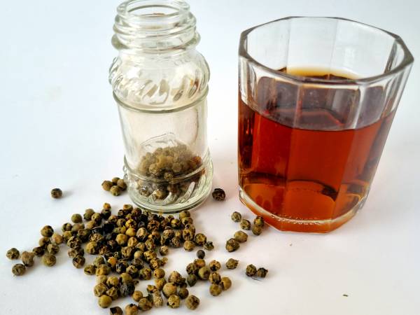 Entrecot con salsa de pimienta verde - Preparación paso 5