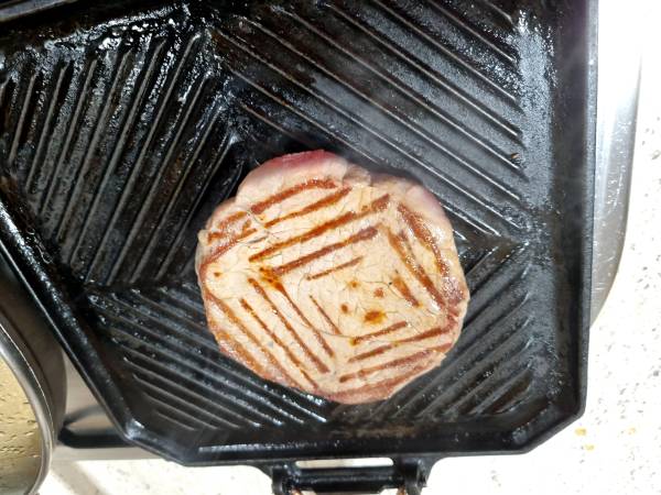 Entrecot con salsa de pimienta verde - Preparación paso 9