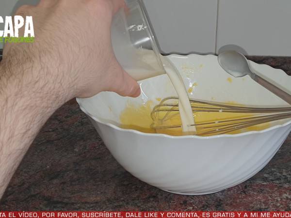 Natillas de chocolate blanco - Preparación paso 4