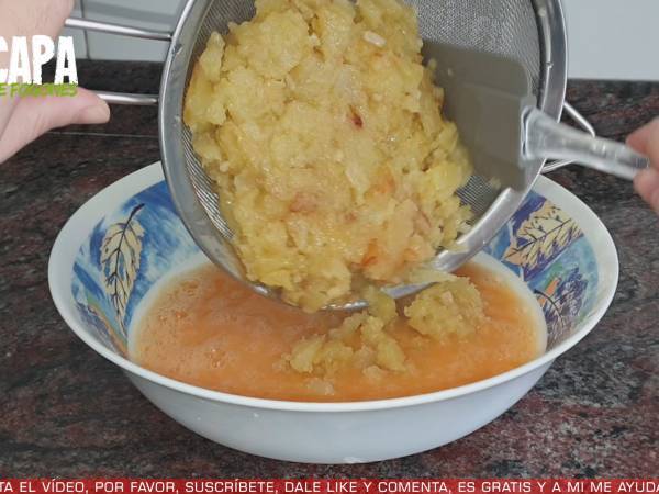 Tortilla de patatas rellena - Preparación paso 5