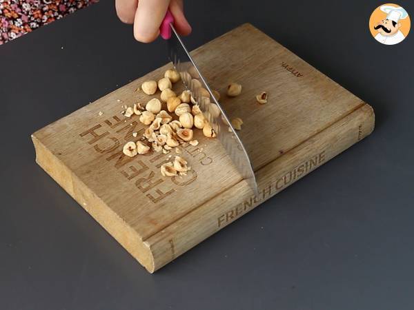 Vasitos Kinder Bueno súper cremoso y sin cocción - Preparación paso 1