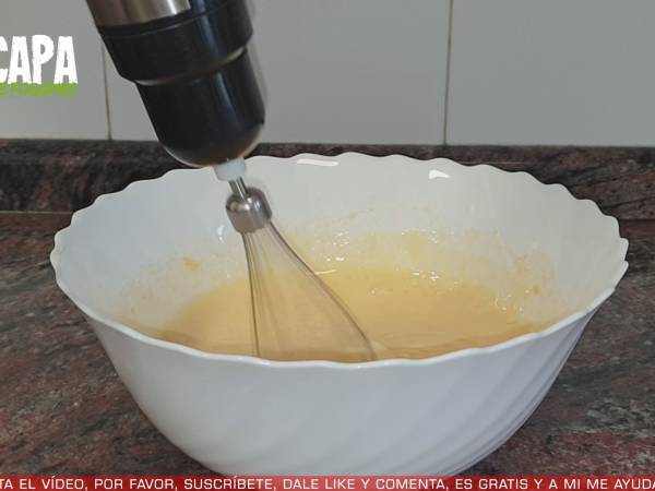 Bizcocho de yogur - Preparación paso 2