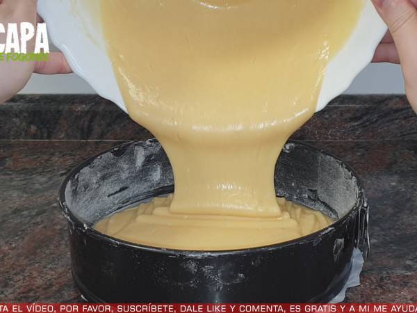 Bizcocho de yogur - Preparación paso 5