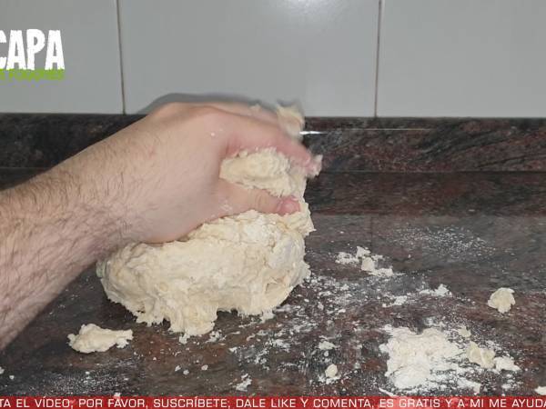 Pan en 10 minutos SIN HORNO - Preparación paso 1