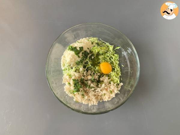 Bocaditos de calabacín al horno - Preparación paso 3