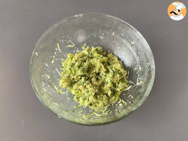 Bocaditos de calabacín al horno - Preparación paso 4