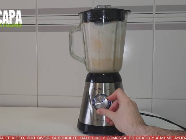 Flan de galletas María - Preparación paso 3