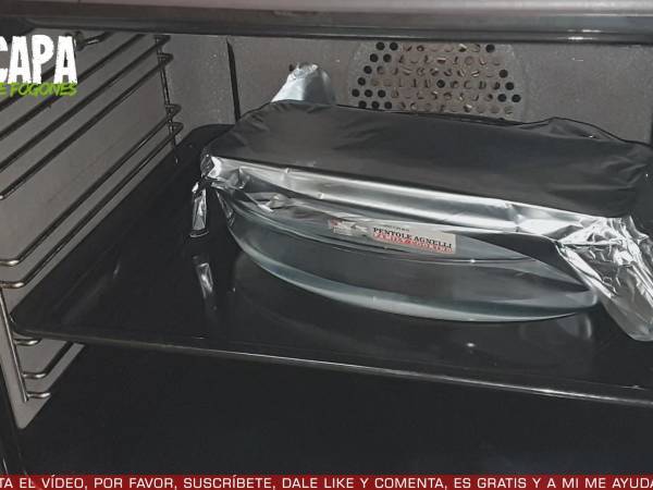 Flan de galletas María - Preparación paso 7