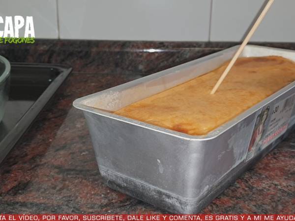 Flan de galletas María - Preparación paso 8