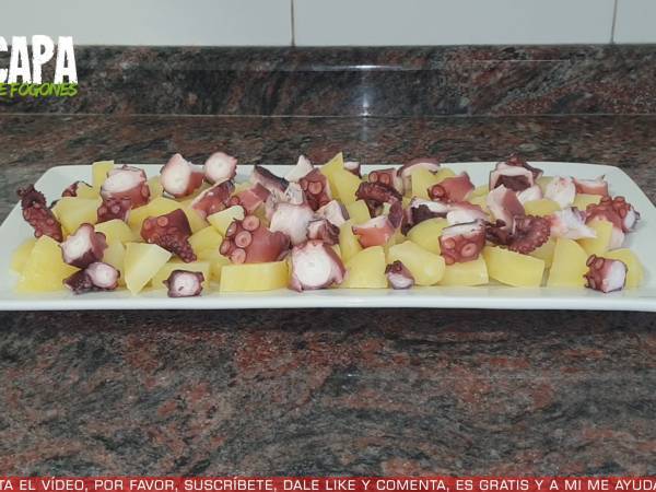 Ensalada de pulpo y patata - Preparación paso 3