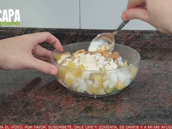 Ensalada de apio - Preparación paso 4