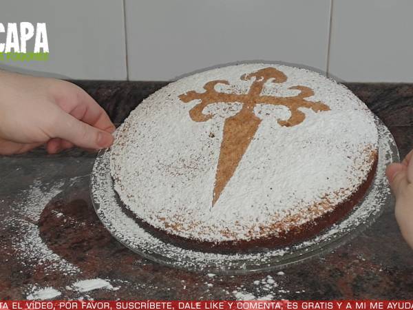 Tarta de Santiago - Preparación paso 10