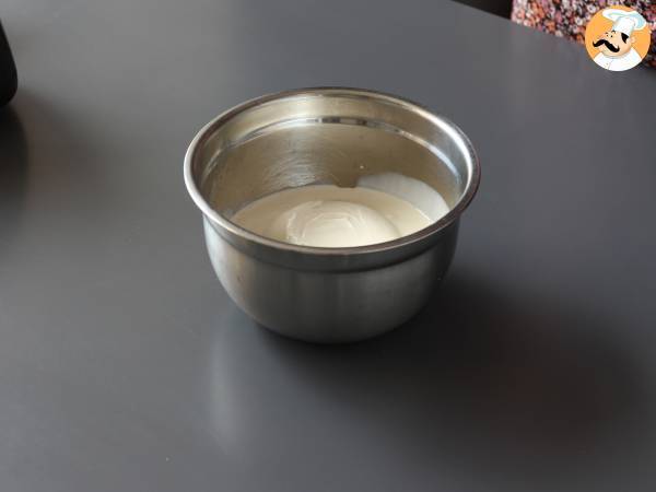 Sandwich de helado casero - Preparación paso 1