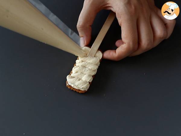 Sandwich de helado casero - Preparación paso 4