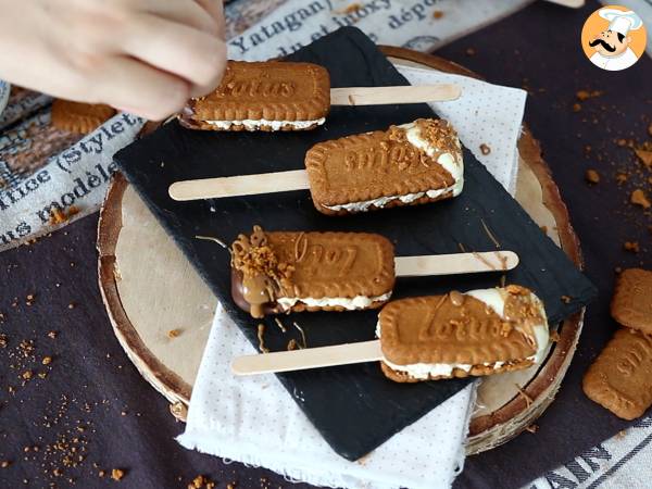 Sandwich de helado casero - Preparación paso 9