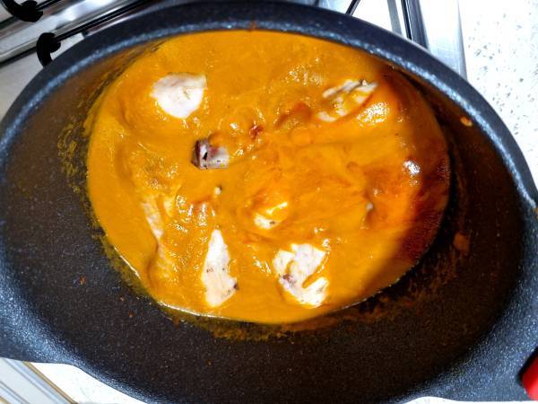 Pollo en salsa de Cocacola - Preparación paso 4