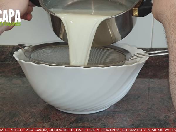 Leche merengada - Preparación paso 3