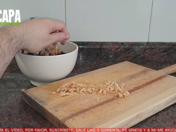 Helado almendrado de plátano - Preparación paso 3