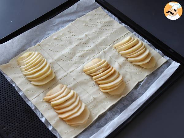 Tartaletas de manzana con hojaldre - Preparación paso 3