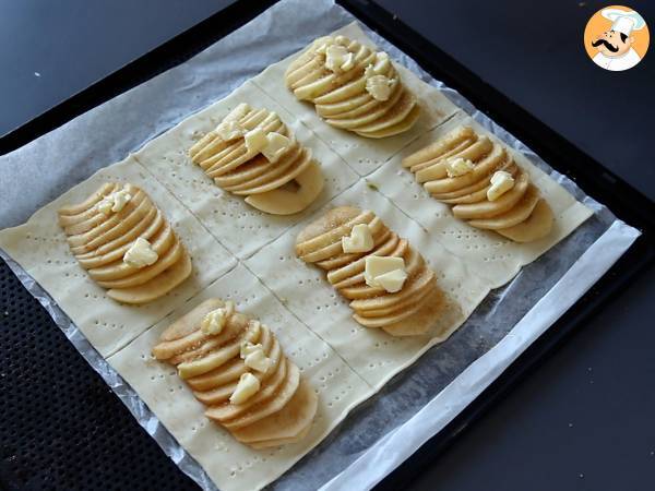 Tartaletas de manzana con hojaldre - Preparación paso 4