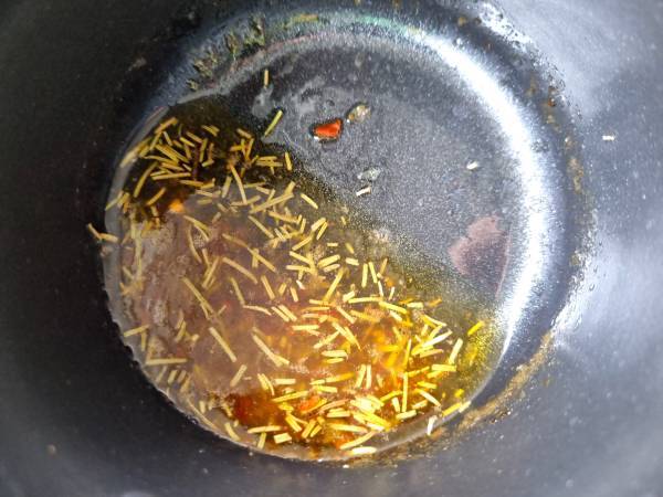 Pollo alla diavola con patatas fritas (freidora de aire) - Preparación paso 7