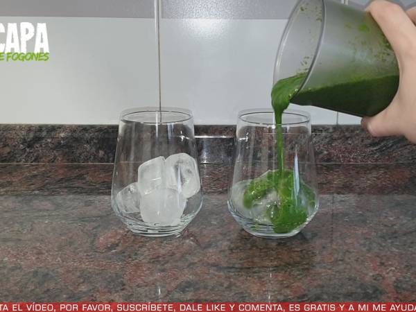 Batido verde - Preparación paso 3