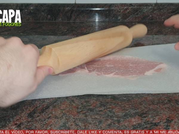 Flamenquines cordobeses - Preparación paso 1