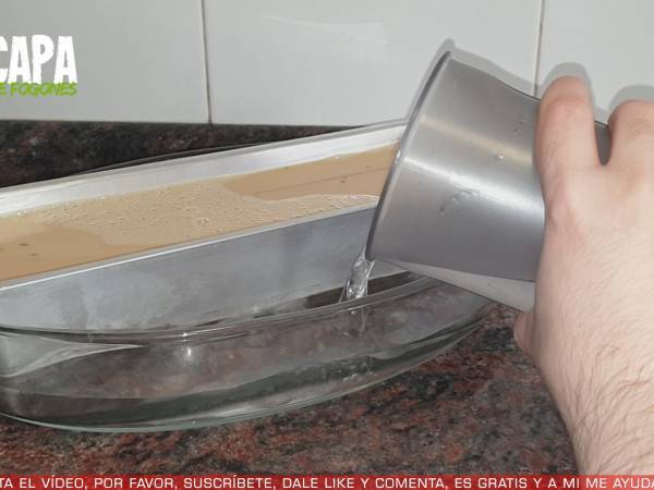 Flan de café - Preparación paso 5